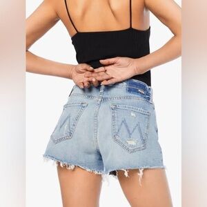 MOTHER Tomcat Kick Fray Shorts 25